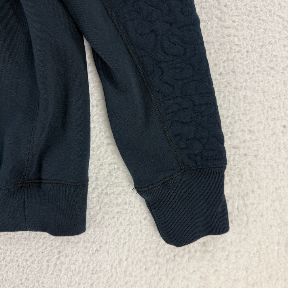 Nike Quilted Rally Hoodie Sweater Womens Size XL Black Pullover Long Sleeve Knit - Picture 11 of 16